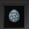 12&#x22; Lighted Blue Easter Egg Window Silhouette Decoration